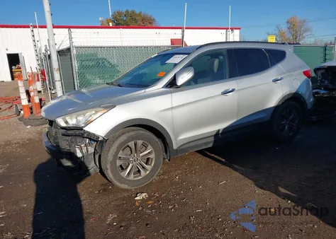 2013 Hyundai Santa Fe Sport z USA, uszkodzony, nr VIN 5XYZU3LB1DG038220